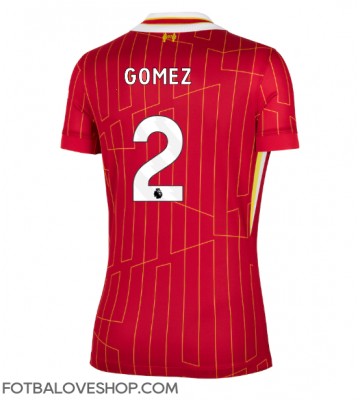 Liverpool Joe Gomez #2 Dámské Domácí Dres 2024-25 Krátký Rukáv