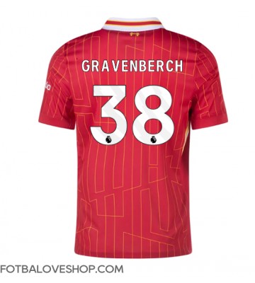 Liverpool Ryan Gravenberch #38 Domácí Dres 2024-25 Krátký Rukáv