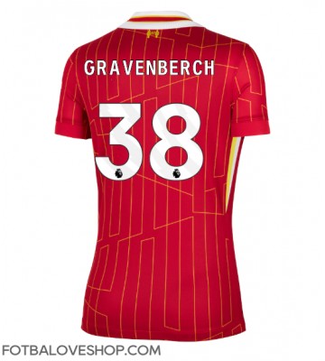 Liverpool Ryan Gravenberch #38 Dámské Domácí Dres 2024-25 Krátký Rukáv