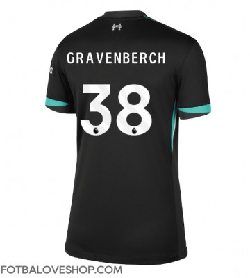 Liverpool Ryan Gravenberch #38 Dámské Venkovní Dres 2024-25 Krátký Rukáv