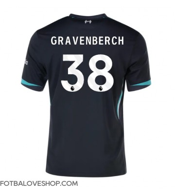 Liverpool Ryan Gravenberch #38 Venkovní Dres 2024-25 Krátký Rukáv