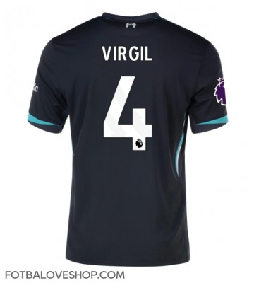 Liverpool Virgil van Dijk #4 Venkovní Dres 2024-25 Krátký Rukáv