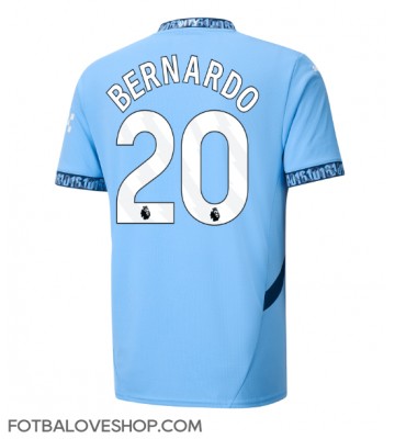 Manchester City Bernardo Silva #20 Domácí Dres 2024-25 Krátký Rukáv