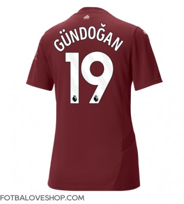 Manchester City Ilkay Gundogan #19 Dámské Alternativní Dres 2024-25 Krátký Rukáv