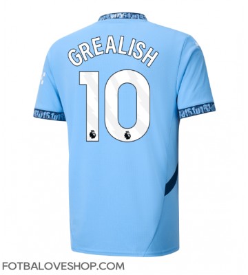 Manchester City Jack Grealish #10 Domácí Dres 2024-25 Krátký Rukáv