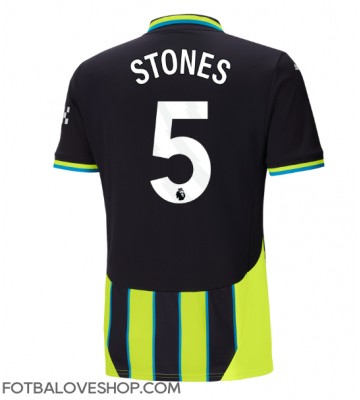 Manchester City John Stones #5 Venkovní Dres 2024-25 Krátký Rukáv