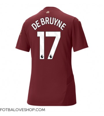 Manchester City Kevin De Bruyne #17 Dámské Alternativní Dres 2024-25 Krátký Rukáv