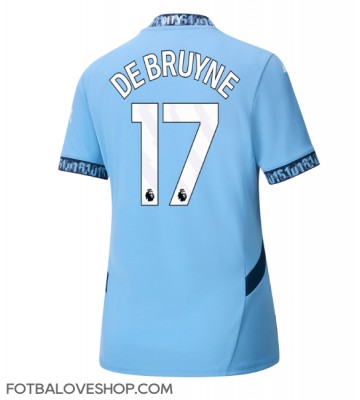 Manchester City Kevin De Bruyne #17 Dámské Domácí Dres 2024-25 Krátký Rukáv