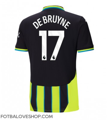 Manchester City Kevin De Bruyne #17 Venkovní Dres 2024-25 Krátký Rukáv