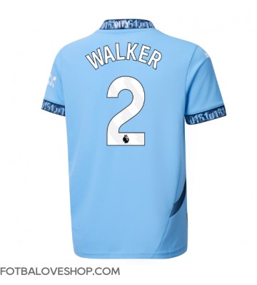 Manchester City Kyle Walker #2 Domácí Dres 2024-25 Krátký Rukáv