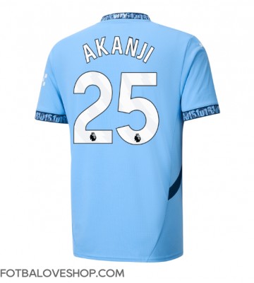 Manchester City Manuel Akanji #25 Domácí Dres 2024-25 Krátký Rukáv