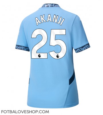 Manchester City Manuel Akanji #25 Dámské Domácí Dres 2024-25 Krátký Rukáv