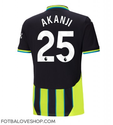 Manchester City Manuel Akanji #25 Venkovní Dres 2024-25 Krátký Rukáv