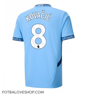 Manchester City Mateo Kovacic #8 Domácí Dres 2024-25 Krátký Rukáv