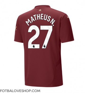 Manchester City Matheus Nunes #27 Alternativní Dres 2024-25 Krátký Rukáv