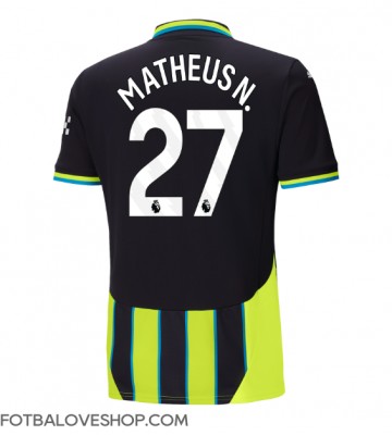 Manchester City Matheus Nunes #27 Venkovní Dres 2024-25 Krátký Rukáv