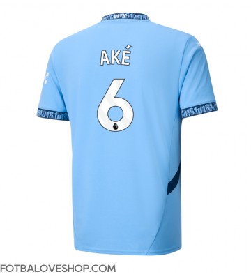 Manchester City Nathan Ake #6 Domácí Dres 2024-25 Krátký Rukáv