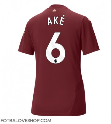 Manchester City Nathan Ake #6 Dámské Alternativní Dres 2024-25 Krátký Rukáv