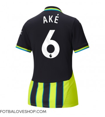 Manchester City Nathan Ake #6 Dámské Venkovní Dres 2024-25 Krátký Rukáv