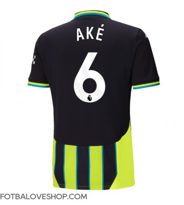 Manchester City Nathan Ake #6 Venkovní Dres 2024-25 Krátký Rukáv