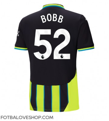 Manchester City Oscar Bobb #52 Venkovní Dres 2024-25 Krátký Rukáv