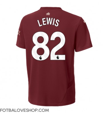 Manchester City Rico Lewis #82 Alternativní Dres 2024-25 Krátký Rukáv