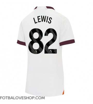 Manchester City Rico Lewis #82 Dámské Venkovní Dres 2023-24 Krátký Rukáv