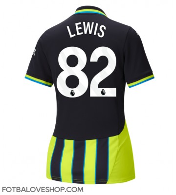 Manchester City Rico Lewis #82 Dámské Venkovní Dres 2024-25 Krátký Rukáv