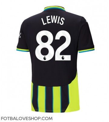 Manchester City Rico Lewis #82 Venkovní Dres 2024-25 Krátký Rukáv