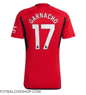 Manchester United Alejandro Garnacho #17 Domácí Dres 2023-24 Krátký Rukáv