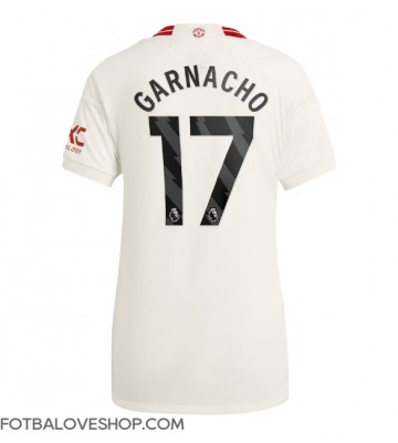 Manchester United Alejandro Garnacho #17 Dámské Alternativní Dres 2023-24 Krátký Rukáv