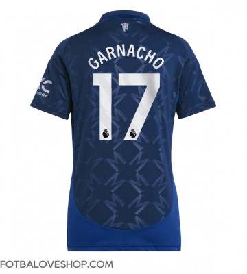 Manchester United Alejandro Garnacho #17 Dámské Venkovní Dres 2024-25 Krátký Rukáv