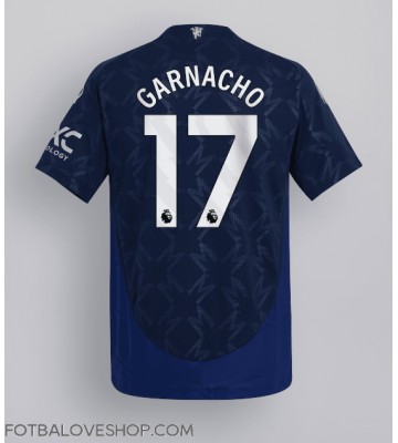 Manchester United Alejandro Garnacho #17 Venkovní Dres 2024-25 Krátký Rukáv