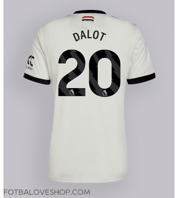 Manchester United Diogo Dalot #20 Alternativní Dres 2024-25 Krátký Rukáv