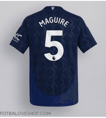 Manchester United Harry Maguire #5 Venkovní Dres 2024-25 Krátký Rukáv