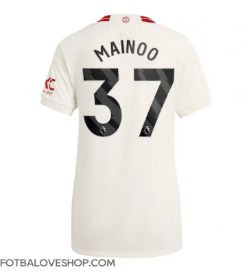 Manchester United Kobbie Mainoo #37 Dámské Alternativní Dres 2023-24 Krátký Rukáv