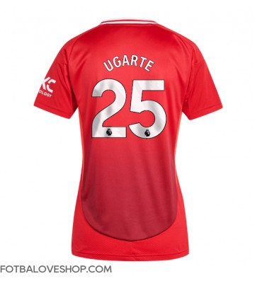 Manchester United Manuel Ugarte #25 Dámské Domácí Dres 2024-25 Krátký Rukáv