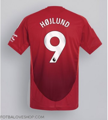 Manchester United Rasmus Hojlund #9 Domácí Dres 2024-25 Krátký Rukáv