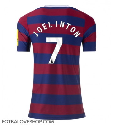 Newcastle United Joelinton #7 Dámské Alternativní Dres 2024-25 Krátký Rukáv