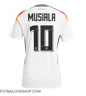 Německo Jamal Musiala #10 Domácí Dres ME 2024 Krátký Rukáv