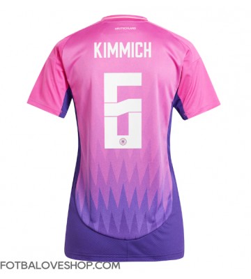 Německo Joshua Kimmich #6 Dámské Venkovní Dres ME 2024 Krátký Rukáv