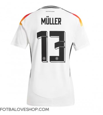 Německo Thomas Muller #13 Domácí Dres ME 2024 Krátký Rukáv