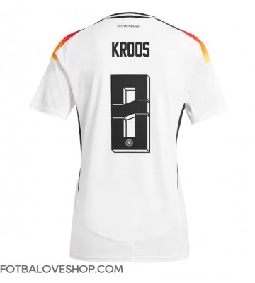 Německo Toni Kroos #8 Dámské Domácí Dres ME 2024 Krátký Rukáv