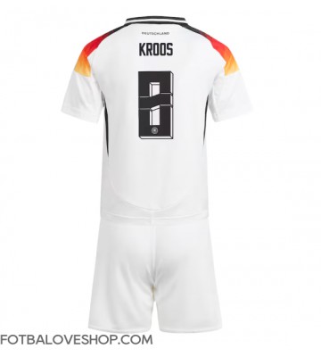Německo Toni Kroos #8 Dětské Domácí Dres ME 2024 Krátký Rukáv (+ trenýrky)