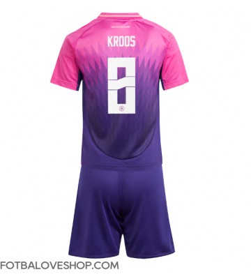 Německo Toni Kroos #8 Dětské Venkovní Dres ME 2024 Krátký Rukáv (+ trenýrky)