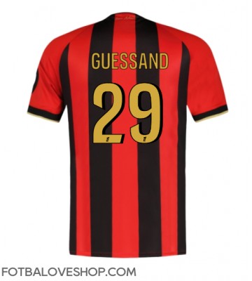 OGC Nice Evann Guessand #29 Domácí Dres 2024-25 Krátký Rukáv