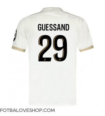 OGC Nice Evann Guessand #29 Venkovní Dres 2024-25 Krátký Rukáv