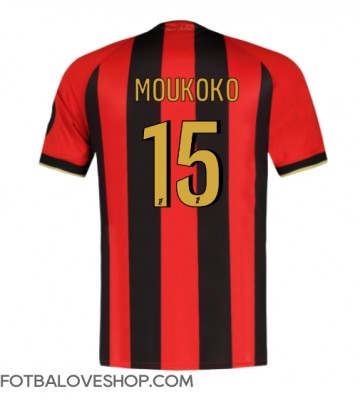 OGC Nice Youssoufa Moukoko #15 Domácí Dres 2024-25 Krátký Rukáv