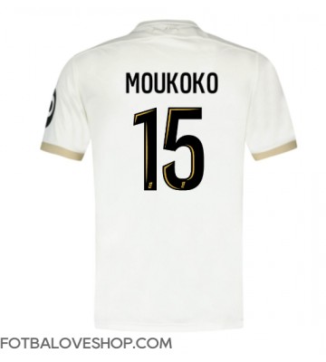 OGC Nice Youssoufa Moukoko #15 Venkovní Dres 2024-25 Krátký Rukáv