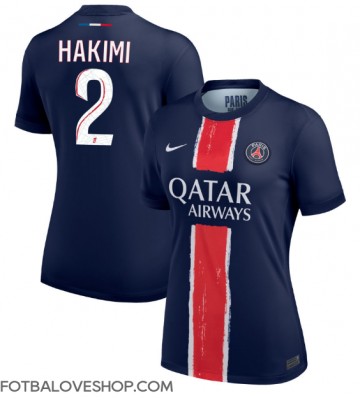 Paris Saint-Germain Achraf Hakimi #2 Dámské Domácí Dres 2024-25 Krátký Rukáv